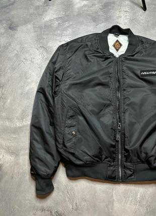 Бомбер hellfire ma-1 black bomber jacket4 фото