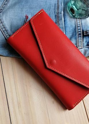 Шкіряний жіночий гаманець