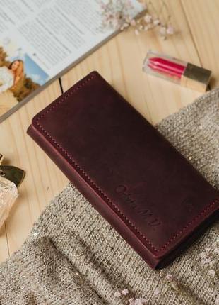 Красивий та якісний жіночий гаманець. натуральна шкіра.