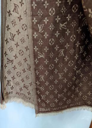 Шарф палантин в стиле louis vuitton