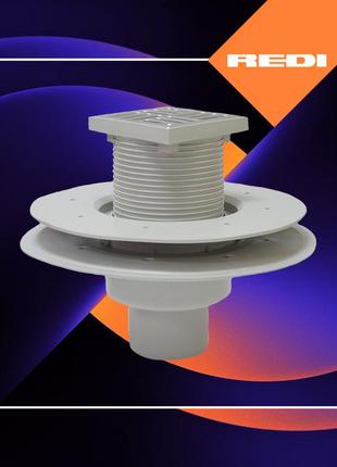 Eas35ai трап вертикальний фланцевий з ″сухим затвором″ (кулька) inox ø50 х 100 мм redi s.p.a.