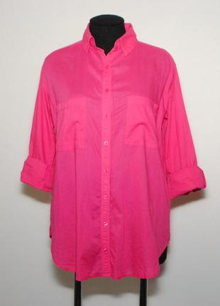 Яркая,стильная,хлпковая рубашка с длинным рукавом oversize8 фото
