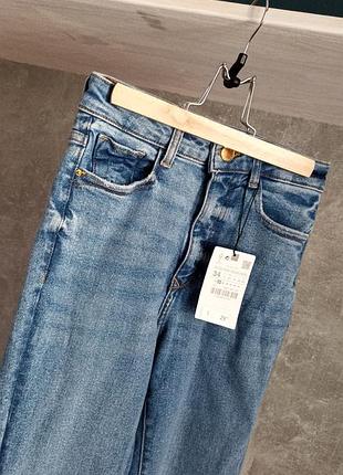 Джинси zara кльош 34 розмір/xs  denim collection кюлоти4 фото