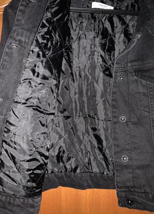 Куртка borg mango 🥭 джинсова курточка утеплена ❤️6 фото