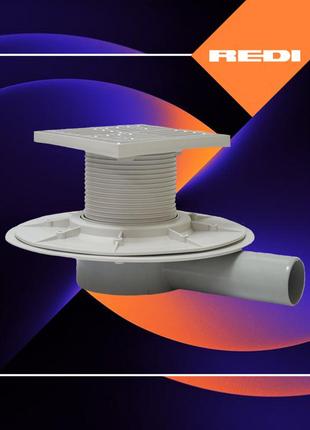 Eas25ai трап горизонтальный фланцевый с "сухим затвором" (шарик) inox ø50 х 150 мм redi s.p.a.