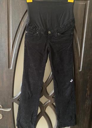 Шикарные, штанишки, джинсы, вельвоти, в черном цвете, от бренда: h&amp;m 🫶4 фото