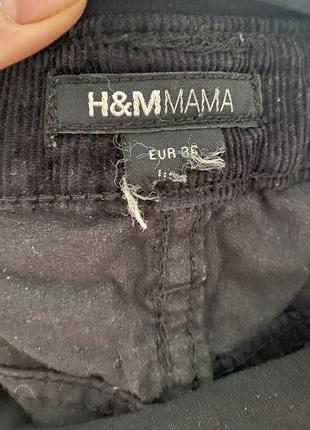Шикарные, штанишки, джинсы, вельвоти, в черном цвете, от бренда: h&amp;m 🫶7 фото
