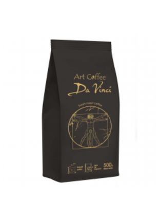 Кава в зернах art coffee da vinci 500 г