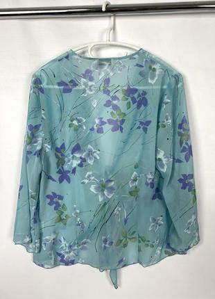 Блузка накидка стильная chianti, полупрозрачная2 фото