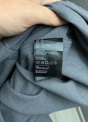 Сіра сорочка від бренда h&amp;m6 фото