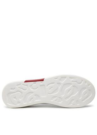 Кеди guess  salerno white/red fm5srn2 фото