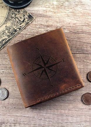 Персонализированный кошелёк с гравировкой на выбор (изображение, инициалы, логотип) именной подарок