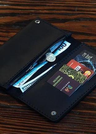 Кожаный клатч + подарок брелок. мужское портмоне, кошелёк из натуральной кожи - гарантия.2 фото