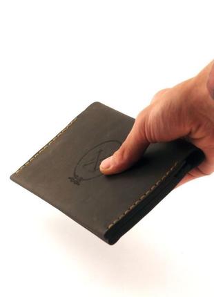 Клатч - портмоне для подорожей the travel з відділенням для паспорта з натуральної шкіри.5 фото