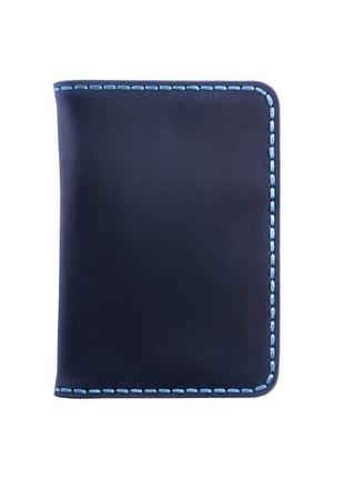 Вертикальне міні-портмоне royal v6 (італійська шкіра) - компактний гаманець в стилі мінімалізм3 фото