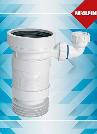 Труба растяжная к унитазу с отводом wc-f23rd mcalpine