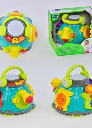 Музыкальный центр караоке 3119 (12) "hola", музыкальные инструменты, мелодии, звуки, микрофон, английская озв