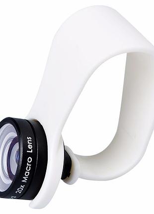 Макрооб'єктив для телефона, смартфона 20x macro lens nm70453