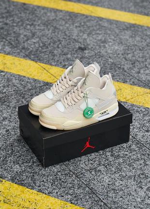 Nike air jordan 4 retro off-white sail