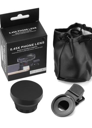Набор линз для телефона, смартфона 2в1 macro, wide-angle gt6543