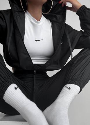 Костюм жіночий з плащівки спортивний трійка футболка штани кофта2 фото