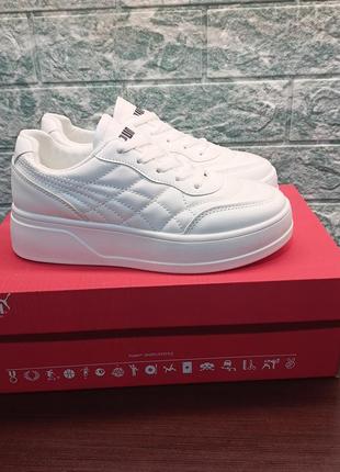 Кроссовки белые puma пума