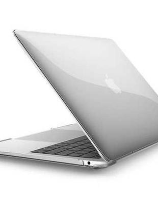 Чехол hardshell crystal case для macbook new air 13.3" clear