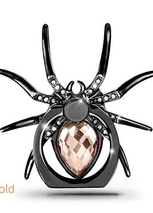 Кільце-тримач і підставка для телефона "павук — золотистий". попсокет для смартфона