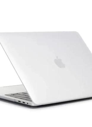 Чехол hardshell matte case для macbook new air 13.6" m2 white