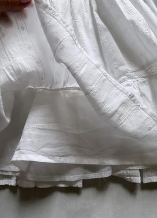 Біле плаття з прошви zara6 фото