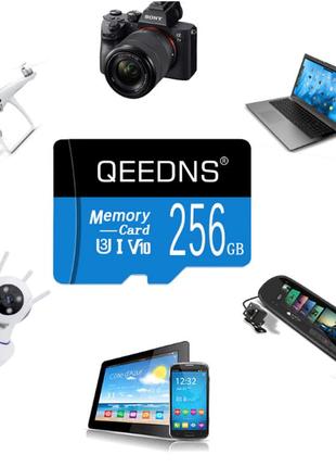 Карта памяти, флешка tf card microsd 32gb class 10 + sd adapter микро ...