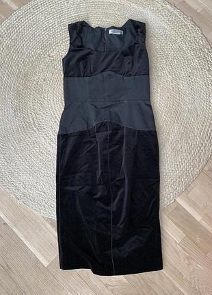 Платье из бархата by max mara