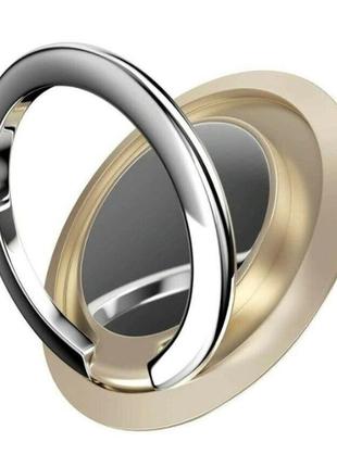 Кільце-тримач і підставка для телефона gr1 золотистий. попсокет для смартфона