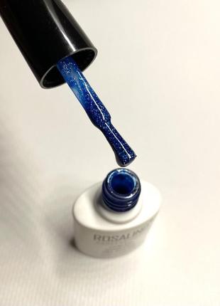 R28 гель лак 10 мл rosalind королевский синий шиммер probeauty3 фото