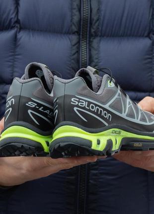 Мужские кроссовки salomon xt-6 grey green 40-41-42-43-44-455 фото