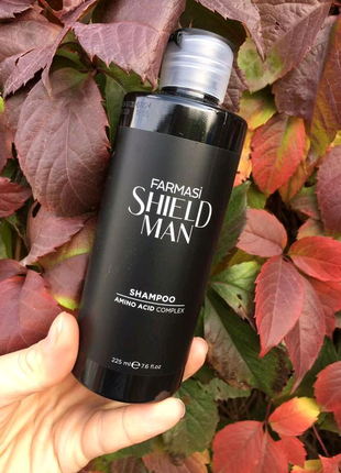 Чоловічий шампунь shield man amino acid, 225 мл