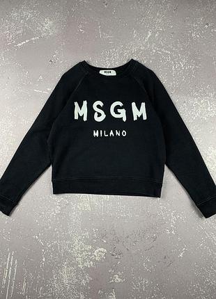 Msgm milano жіночий світшот біг лого кофта