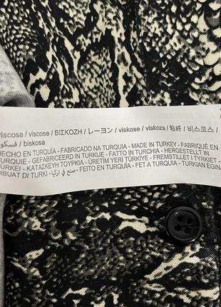 Рубашка женская анималистичный принт вискоза блузка натуральная тренд блузка7 фото