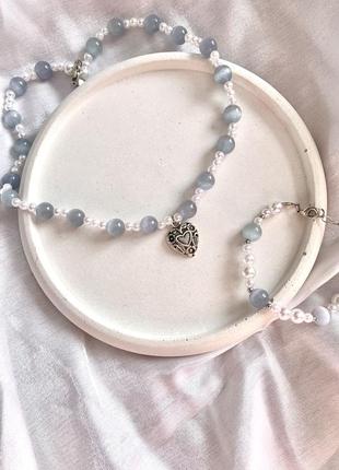 Набор украшений из натуральных камней