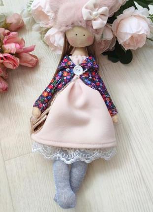 Кукла ручной работы, текстильная кукла