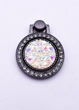 Кільце-тримач і підставка для телефона "br78 — чорний". попсокет для смартфона