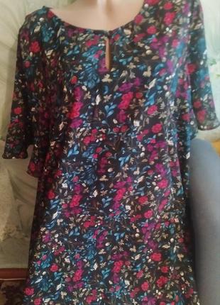 Платье батал короткое 54-56 р