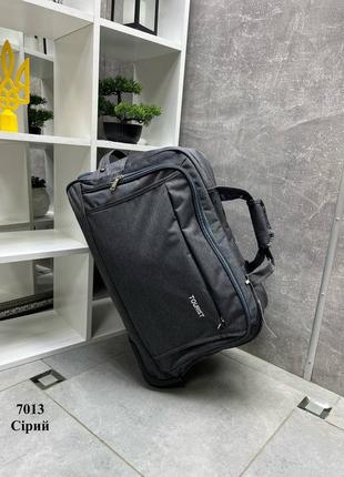 Дорожная сумка, чемодан на колесах🖤🩶4 фото