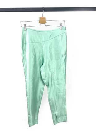 Брюки легккі ji euisle fleur, світло зелені, якісні