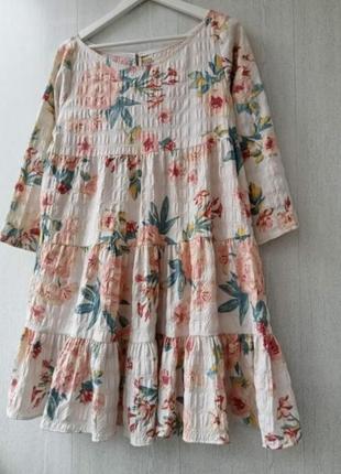 Платье/ сарафан в цветочный принт4 фото