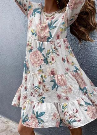 Платье/ сарафан в цветочный принт8 фото