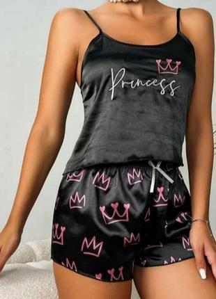 Пижама женская сексуальная топ + шорты😍
