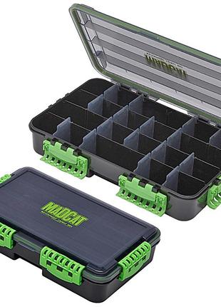 Коробка для приманок dam madcat tackle box 4 відділення + 16 перегородок 35х22х8см