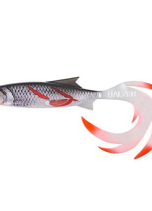 Виброхвост balzer shirasu reptile shad 7см 1.5гр 1шт. bloody minnow