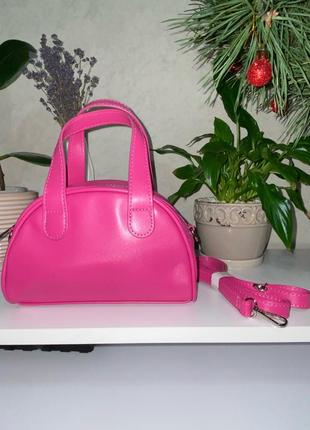 Розовая сумка sinsay1 фото